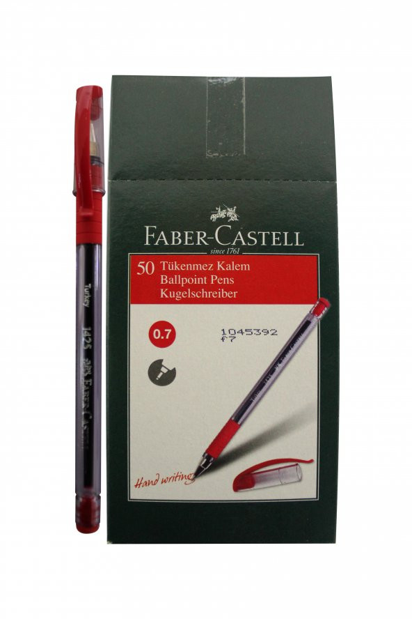 FABER CASTELL (1425) IGNE UC TUKENMEZ KIRMIZI 50LI ürün görseli 1