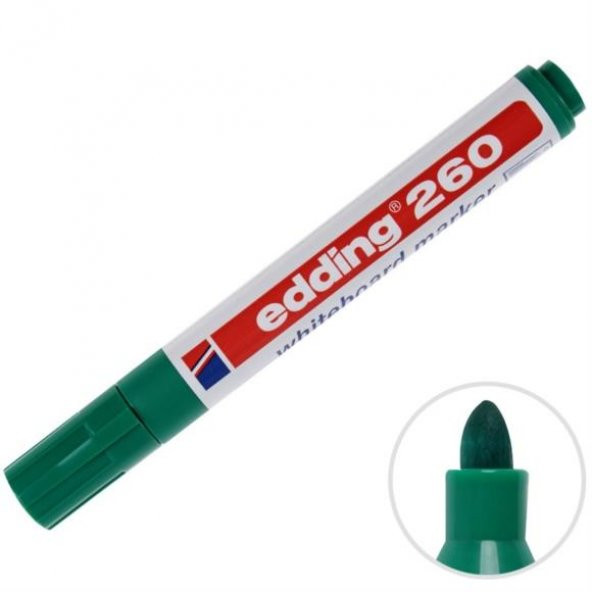 EDDING 260 1.5-3mm TAHTA KALEMI YESIL TEKLI ürün görseli 1