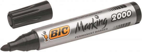 BIC PERMANENT MARKER 2000 KIRMIZI TEKLI - Resim 2