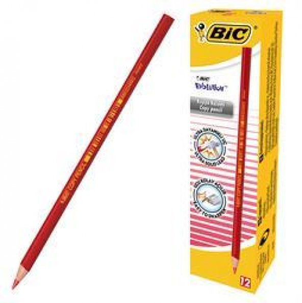 BIC EVOLUTION KOPYA KALEMI KIRMIZI 12LI ürün görseli 1