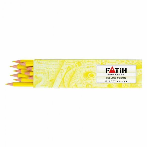 FATIH KOPYA KALEMI SARI 12LI ( TEKSTIL KALEMI ) ürün görseli 1