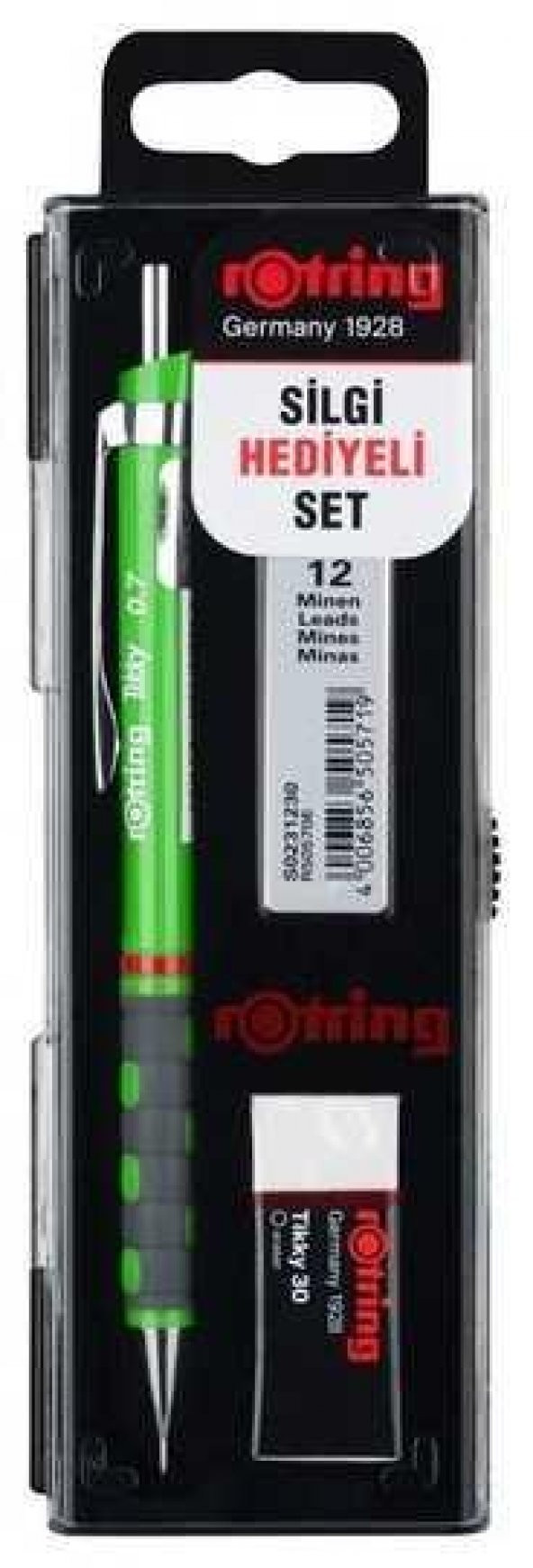ROTRING TIKKY VERSATIL OKUL SETI 0.7 NEON YESIL ürün görseli 1