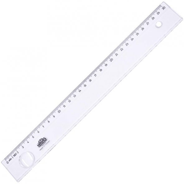 HATAS MERCEKLI BURO CETVEL 30CM (0161) ürün görseli 1