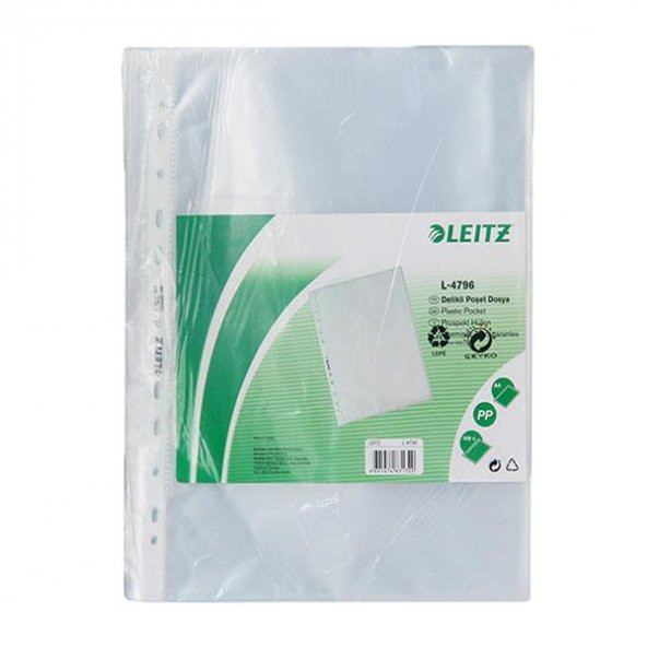 LEITZ DELIKLI POSET DOSYA  A4 100 LU PAKET (4796T) - Resim 2