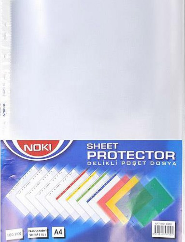 NOKI POSET DOSYA A4 100 LU PAKET(4830XL) - Resim 2