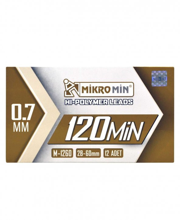 MIKRO MIN KALEM UCU  07 2B  60MM 12 LI (M-1260) - Resim 2