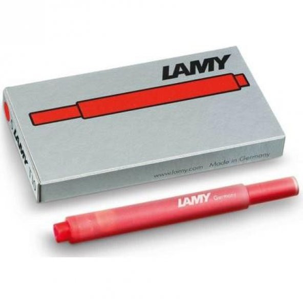 LAMY DOLMA KALEM KARTUSU KIRMIZI 5 LI (T10) ürün görseli 1