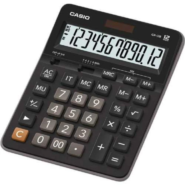 CASIO HESAP MAKINESI MASA USTU GX-12B (12 HANE) ürün görseli 1