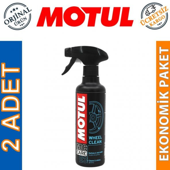 Motul E3 Wheel Clean 400 ML Jant Temizleyici (2 Adet) ürün görseli 1