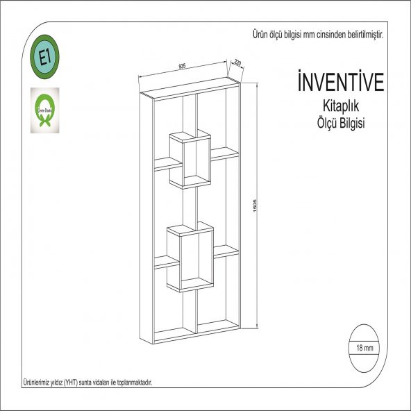 İnventive Kitaplık Kristal Berlin - Resim 2