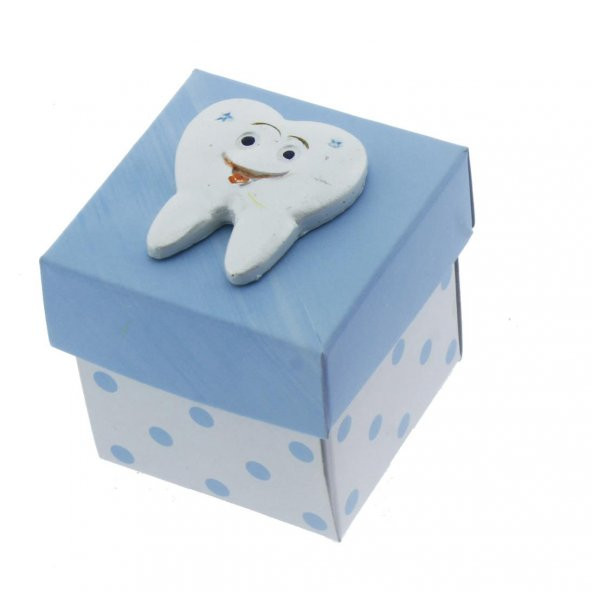 12 Adet 5x5cm Kutu Diş Biblolu Diş Buğdayı - Resim 3