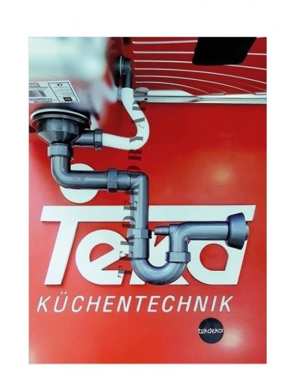 TEKDEKOR TEKA EVYE SİFONU TAŞMALIKLI BÜYÜK KAFALI ürün görseli 1