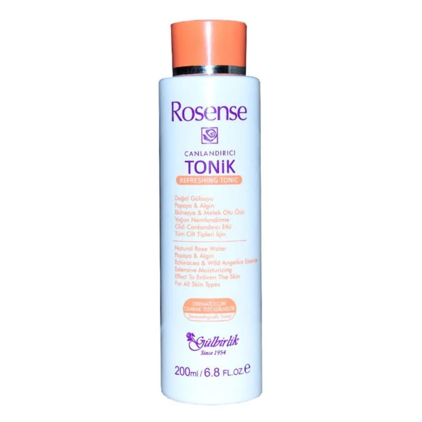 Rosense Canlandırıcı Tonik 200 ML Doğal Gül Suyu Papatya Algin ürün görseli 1
