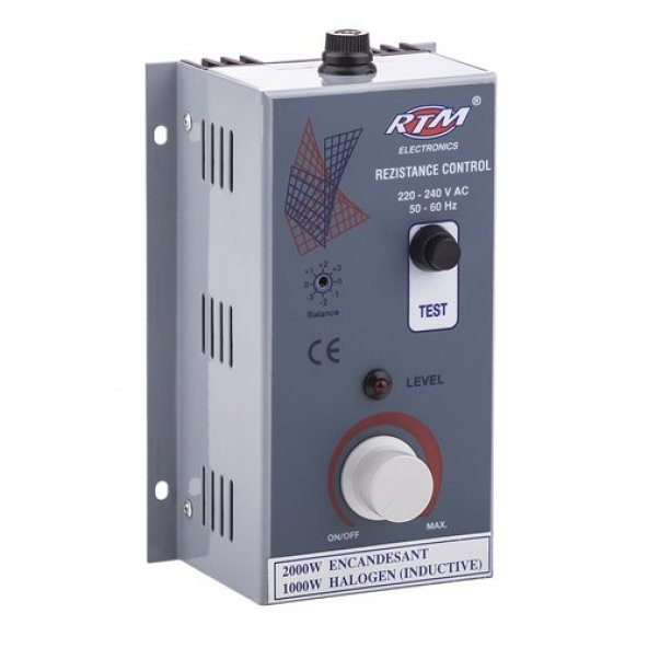 Rtm Rezistans Kontrol 5000 Watt 25 Amper-Rezistans Dimmeri ürün görseli 1