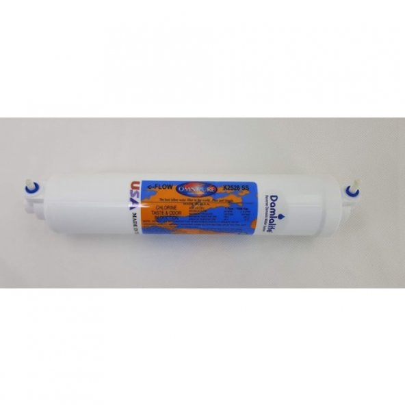 Damlalife Omnipure USA K 2528 Su Arıtma Karbon Filtre ürün görseli 1