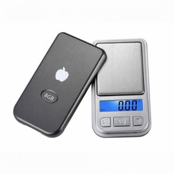 Hassas Cep Terazisi 200 Gram 0.01 Hassasiyet Müzik Çalar Şeklinde ürün görseli 1