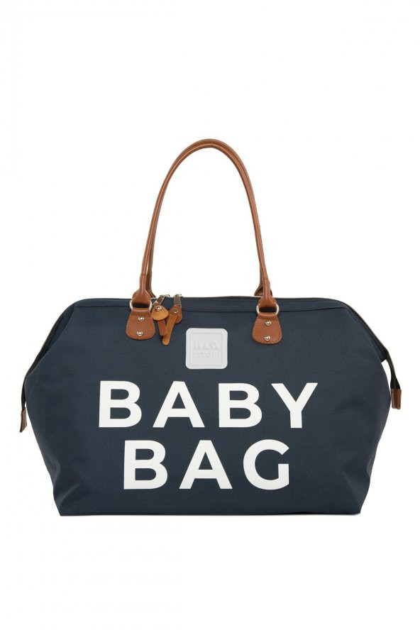 Bagmori Lacivert Baby Bag Baskılı Bebek Bakım Çantası ürün görseli 1