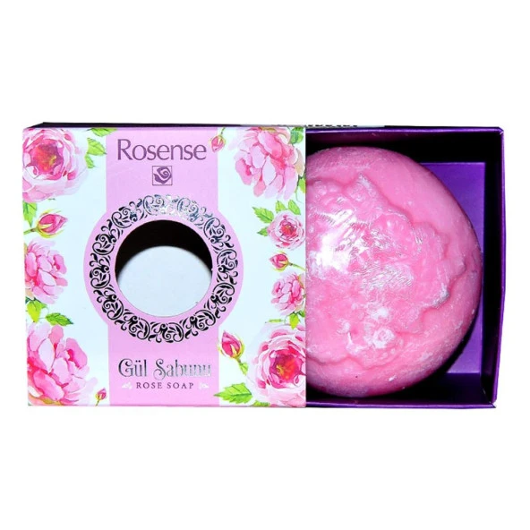 Rosense Doğal Saf Gül Sabunu 110 GR Rose Soap ürün görseli 1