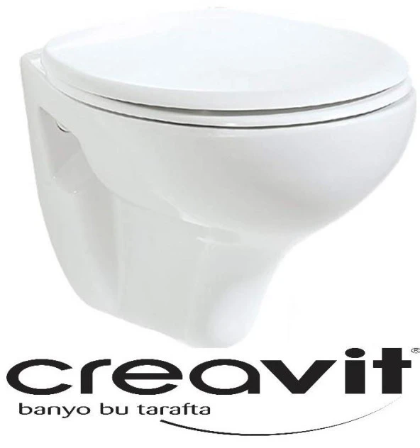 Creavit Tp320 Asma Klozet Kapaksız Çevre Yıkamalı ürün görseli 1