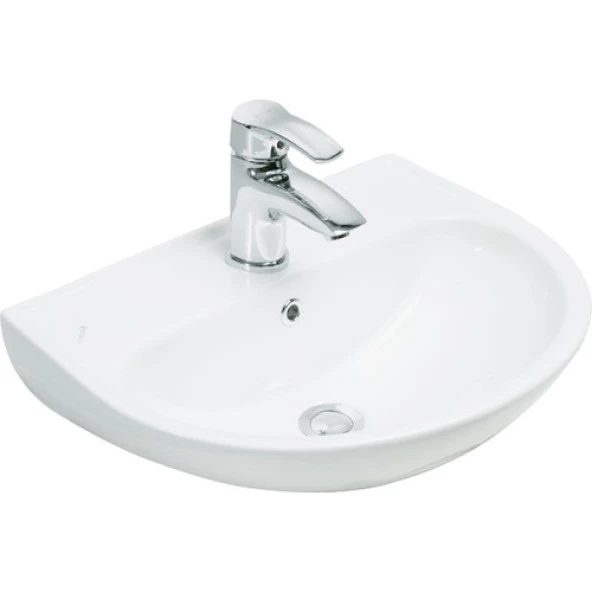 Creavit Oval Lavabo 40X50 Cm Beyaz Delikli ürün görseli 1