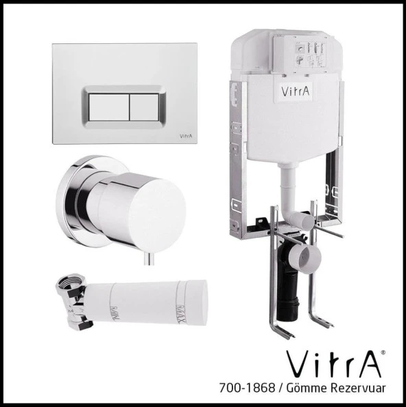 Vitra Gömme Rezervuar Set 3 Parça (700-1868) ürün görseli 1