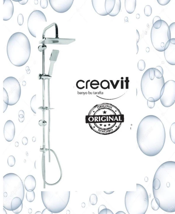 Creavit SH630 Yağmurlama Robot Tepe Duş Seti - Resim 2
