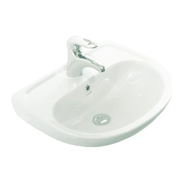 Creavit Oval Lavabo 36X45 Cm Beyaz Delikli ürün görseli 1