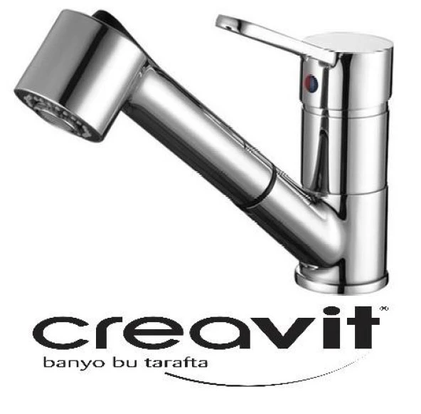 Creavit Spiralli Lüx Mutfak Armatürü Bataryası MF8320S ürün görseli 1