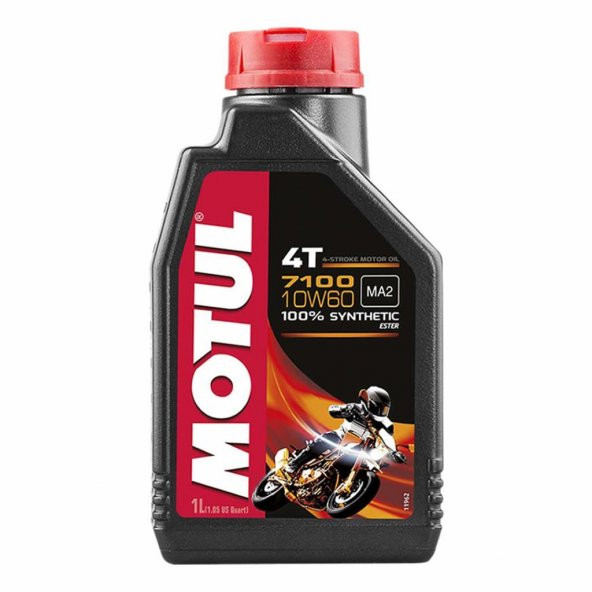 Motul 7100 4T 10W-60 1 Lt Motosiklet Motor Yağı ürün görseli 1
