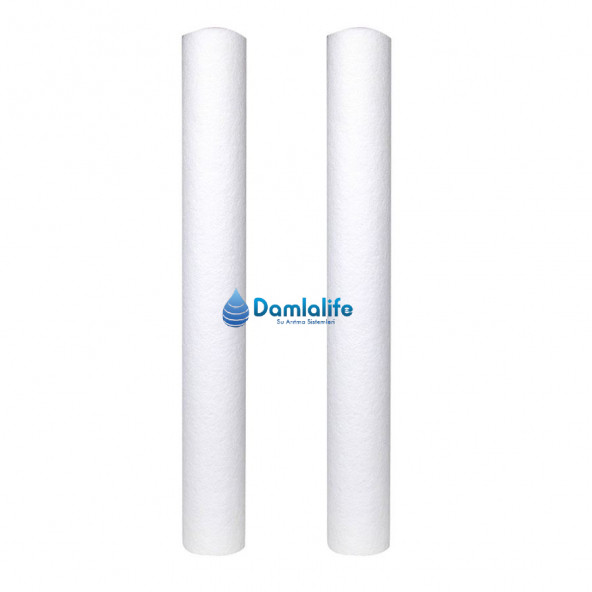 Damlalife 20" inç 1 Micron Sediment Spun Elyaf Filtre filtre ürün görseli 1