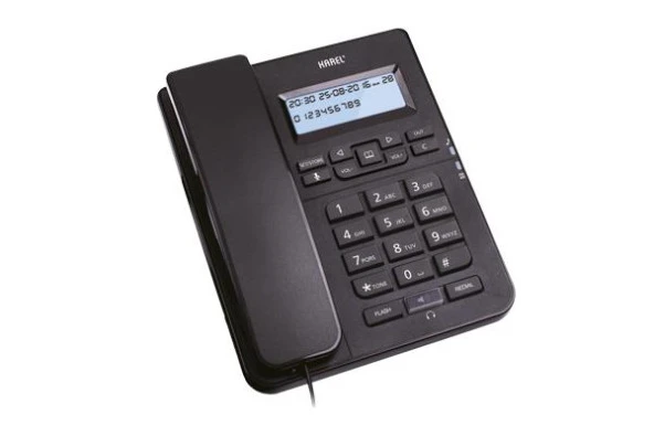 KAREL TM145  MASAUSTU EKRANLI SIYAH TELEFON ürün görseli 1
