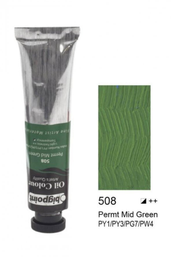 BIGPOINT 45ML PERMT MID GREEN YESIL(508)YAGLI BOYA ürün görseli 1