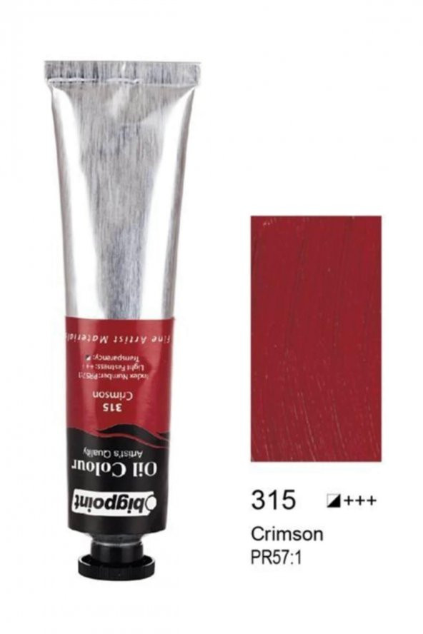 BIGPOINT 45ML CRIMSON KOYU KIRMIZI(315) YAGLI BOYA ürün görseli 1