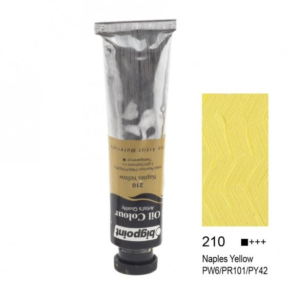BIGPOINT 45ML NAPLES YELLOW (210) YAGLI BOYA - Resim 2