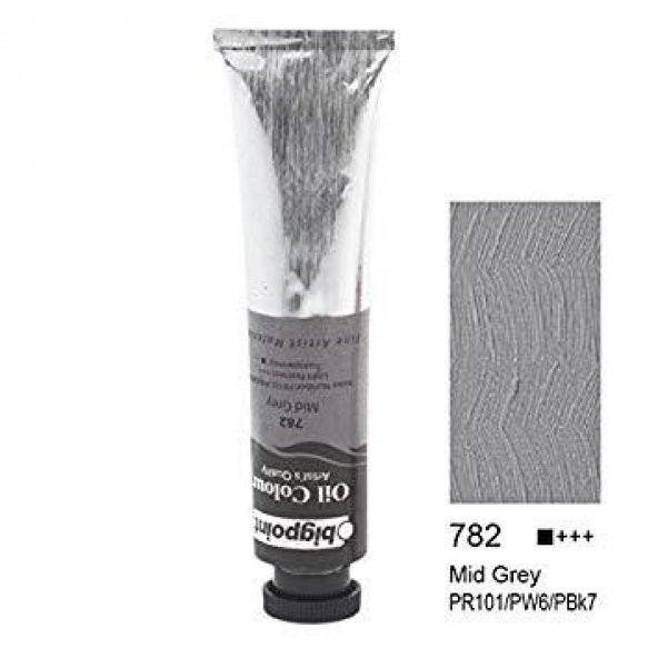 BIGPOINT 45ml MID GREY (782) YAGLI BOYA - Resim 2