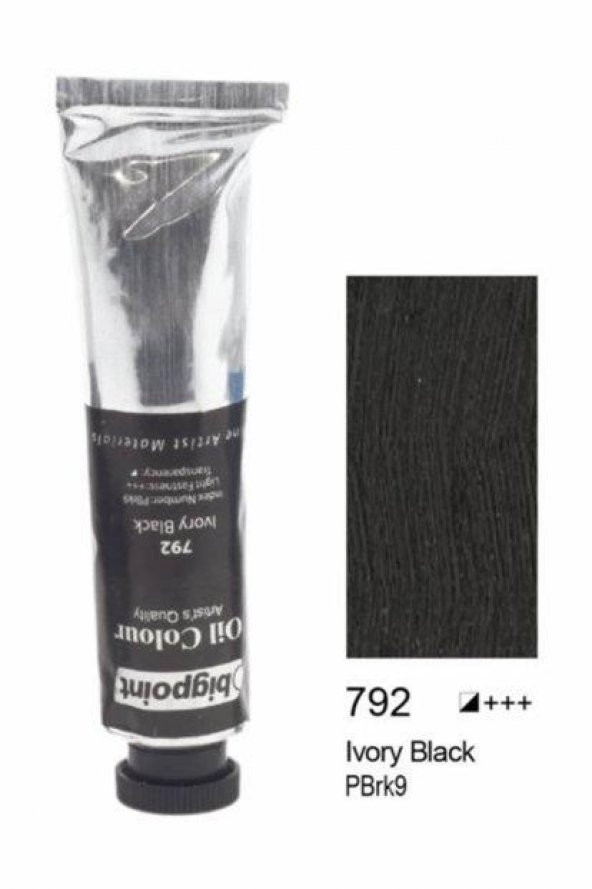 BIGPOINT 200ML IVORY BLACK F.SIYAH(792) YAGLI BOYA ürün görseli 1