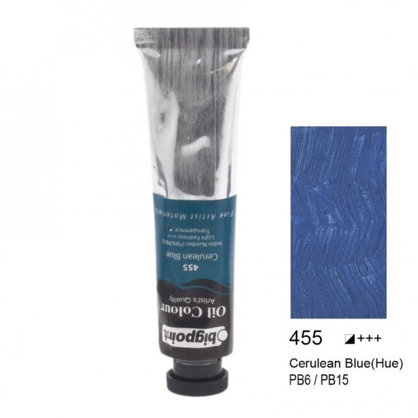 BIGPOINT 200ML CERULEAN BLUE (455) YAGLI BOYA ürün görseli 1