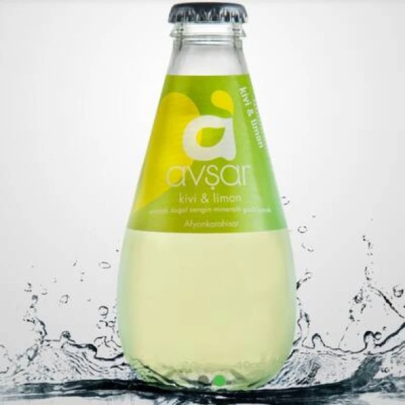 Avşar Kivi Limon Aromalı Maden Suyu 200 Ml X 24 Adet ürün görseli 1