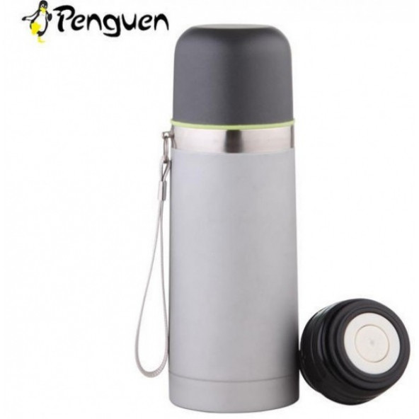 Penguen 1030G Bebek Mama Termos  Çift Katlı 350 ml Çelik  Seyehat Okul Termosu Matara ürün görseli 1