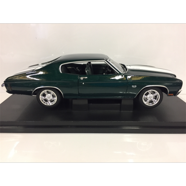 Greenlight 1970 Chev. Chevelle SS John Wick 1:18 - Resim 5