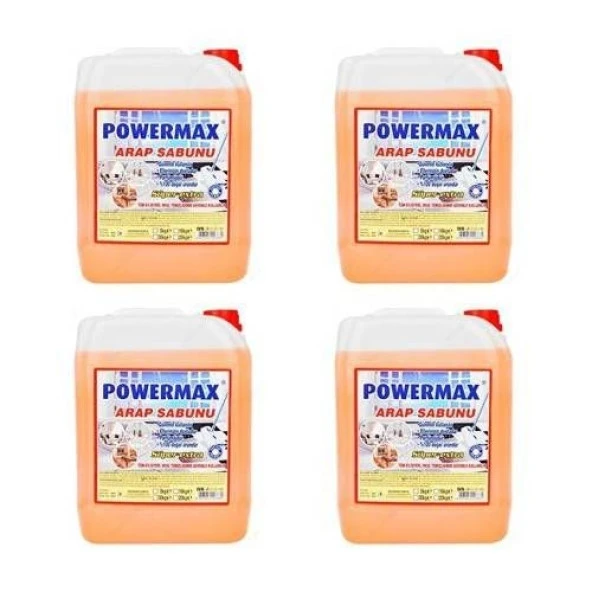 Powermax Sıvı Arap Sabunu 5 Kg 4 adet 1 koli ürün görseli 1