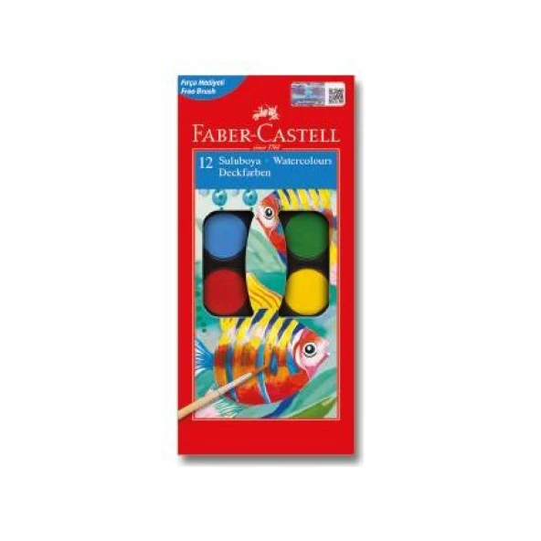 FABER SULU BOYA REDLINE KUCUK 12 RENK (5292125011) ürün görseli 1