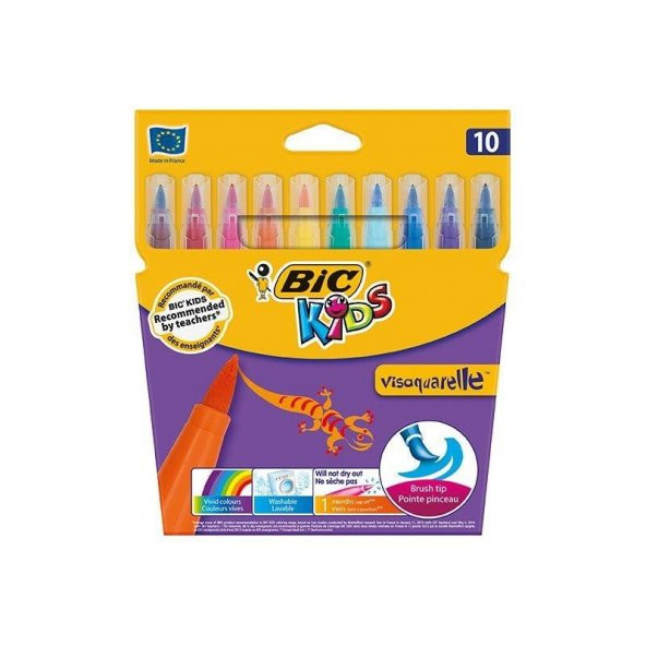 BIC KIDS KECELI KALEM VISAQURELLE 10LU (828964) ürün görseli 1