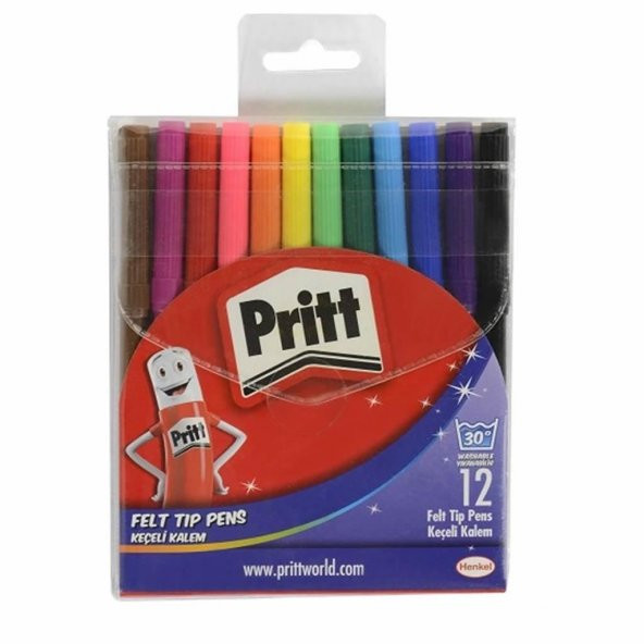 PRITT KECELI KALEM 12 RENK (1687976) ürün görseli 1