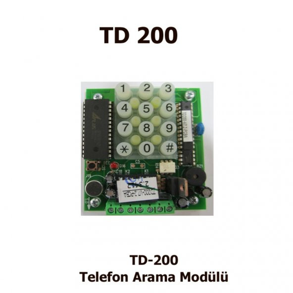 TD-200 Telefon Arama Modülü ürün görseli 1