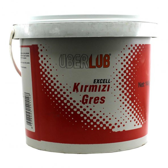 Uberlub Excell Kırmızı Gres 14 Kg Kalsiyum Sabunlu Gres ürün görseli 1
