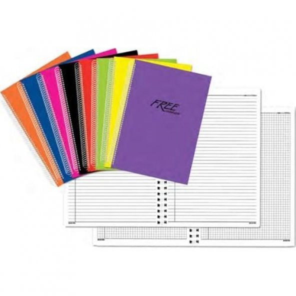 KESKIN FREE PP A4 60YP CIZGILI DEFTER (320401) ürün görseli 1