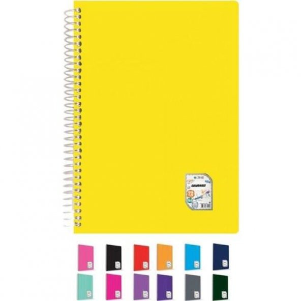 COLORMAXI PP SPIRALLI A4 40 YP CIZGILI DEFTER ürün görseli 1