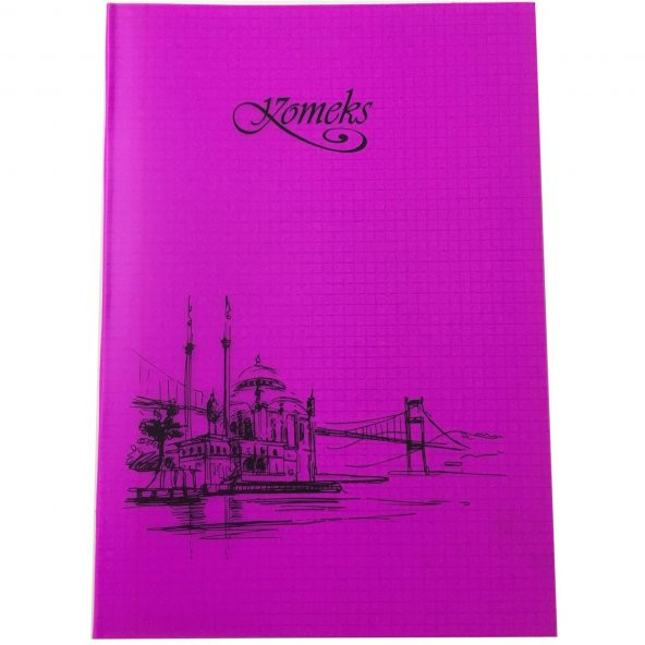 KOMEKS PP A4 80YP KARELI DEFTER (0081) - Resim 2