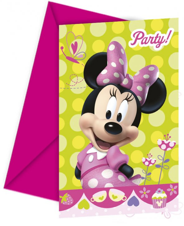 MİNNİE BOW-TIQUE DAVETİYE SET 6LI ürün görseli 1